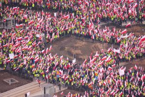Tūkstančiai lenkų ūkininkų surengė protestą Varšuvoje