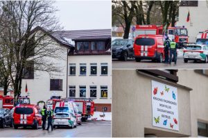 Kaišiadorių rajone užsiliepsnojo vaikų darželis