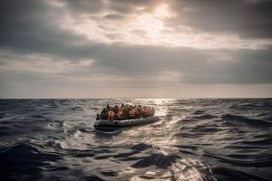 Egėjo jūroje apvirtus valčiai su migrantais nuskendo penki žmonės
