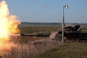 Kremlius: JAV tankai „Abrams“ Ukrainoje degs