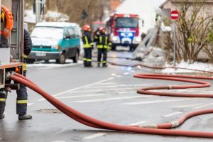 Prienų rajone užsiliepsnojo užkandinė