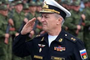Rusija: Juodosios jūros laivyno vadas, kurį Ukraina teigė nukovusi, dalyvavo posėdyje