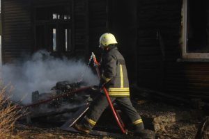 Per gaisrą Panevėžio rajone žuvo vyras