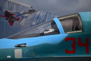 Ukraina praneša per dieną numušusi tris rusų lėktuvus Su-34