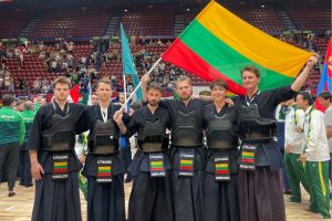 Lietuvos rinktinė pasiekė istorinį rezultatą pasaulio kendo čempionate