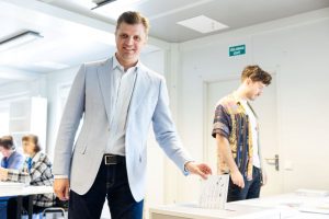 Balsą prezidento rinkimuose atidavė G. Jeglinskas: balsavau už saugią Lietuvą