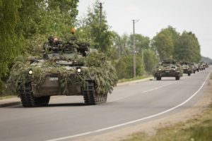 Lietuvoje prasideda tarptautinės karinės pratybos „Geležinis vilkas 2024-1“