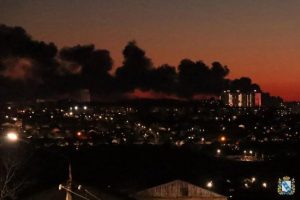 Kursko gubernatorius: Ukrainos dronas atakavo arerodromą Rusijoje