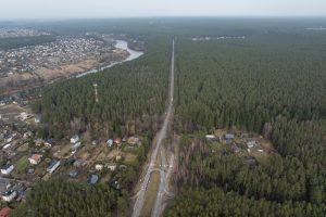 Vilniuje tvarkomas Nemenčinės plentas, ribojamas eismas