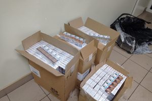 Pasieniečiai sulaikė cigarečių krovinį: iš Baltarusijos kontrabandininkas jį atitempė Nemunu