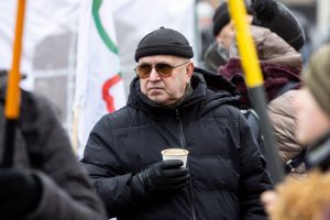 Po protesto – A. Orlausko pareiškimas apie valdžią: jie – ne vadovai, jie iškamšos