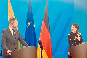 A. Baerbock: dalis brigados būtų dislokuojama Lietuvoje, dalis – Vokietijoje