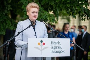 D. Grybauskaitė apie trėmimus Ukrainoje: Lietuvos praeitis yra tapusi dabartimi Ukrainoje
