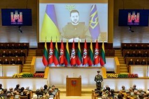 Laisvės premiją pelnęs V. Zelenskis: jūs nė vieną minutę neišdavėte laisvės