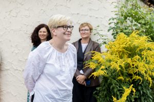 Premjerė Berlyne susitiko su Vokietijos lietuvių bendruomene