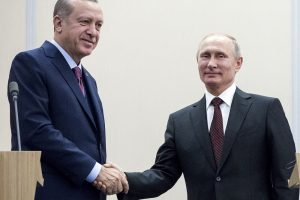 R. T. Erdoganas stojo į V. Putino pusę