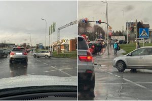 Skaitytoja piktinasi: automobilių spūstys prie „McDonald’s“ restorano tapo kasdienybe (papildyta)