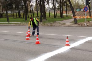 Tvarkomoje Studentų gatvėje – laikini eismo ribojimai