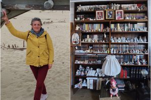 Originalioje bibliotekininkės kolekcijoje – atverstos knygos