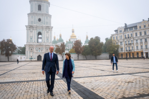 Prancūzijos diplomatijos vadovė atvyko iš anksto neskelbto vizito į Kyjivą