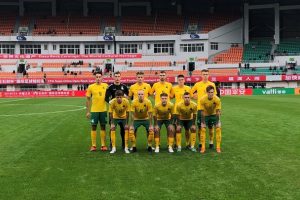 Lietuvos jaunimo futbolo rinktinė turnyrą Kinijoje pradėjo lygiosiomis