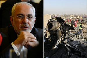 Irano diplomatijos vadovas: žmonėms buvo meluojama dėl lėktuvo katastrofos