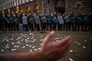 Bulgarijoje ketvirtą vakarą iš eilės vyko protestai prieš vyriausybę