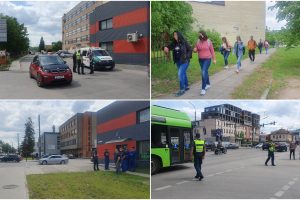 Raudondvario plente – masinė evakuacija: jaučiamas stiprus benzino kvapas