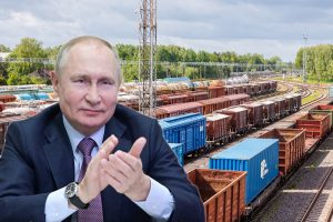 V. Putinas atvyko į Kaliningradą, žada aptarti tranzito per Lietuvą klausimus