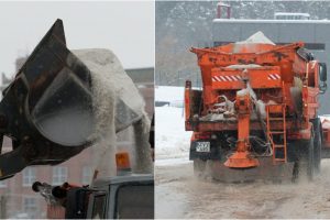 Kelininkai jau išnaudojo įspūdingą kiekį druskos: teks pirkti papildomai