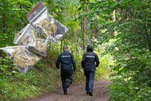 Druskininkų miške sulaikyti vaikinas ir mergina: turės problemų dėl narkotikų