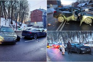 Avarija leidžiantis Parodos kalnu: laimei, blogiausias scenarijus nepasitvirtino