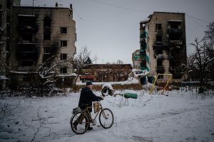Rusų kariai vėl apšaudo Ukrainą, Kyjive griaudi sprogimai