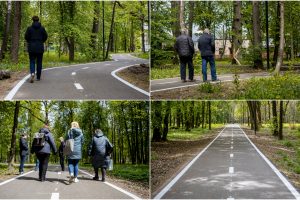 Dviračių takas Ąžuolyne: vieniems primena automagistralę, kitiems – pakilimo taką 