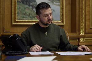 Išrinktasis čekų prezidentas kalbėjosi su V. Zelenskiu