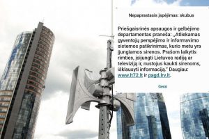 Sirenų negirdėjo, žinučių negavo: pratybos išryškino trūkumus