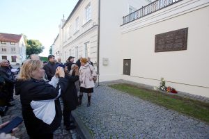 Klaipėdoje įamžintas žydų rabino atminimas