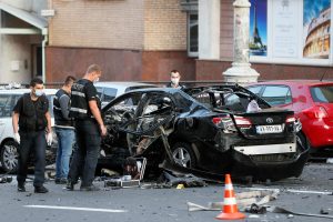 Kijeve nugriaudėjęs automobilio sprogimas gali būti laikomas teroro ataka