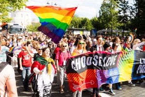 LGBTIQ eitynių dalyvis bus teisiamas už viešosios tvarkos pažeidimą