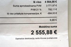 Pensininkui už elektrą – nokautuojanti sąskaita