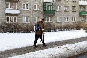 Dėl slidžių takų traumas patyrę klaipėdiečiai plūsta į ligonines