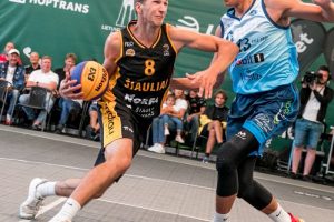 Su Marijampolės ekipa į trijulių krepšinį žengsiantis E. Šaulys: užaugau 3x3 turnyruose