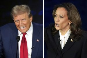 Po aršių debatų K. Harris ir D. Trumpas vėl vyksta į svyruojančias valstijas