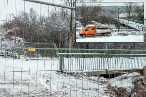 Praėjimas Trijų mergelių tiltu – jau uždarytas