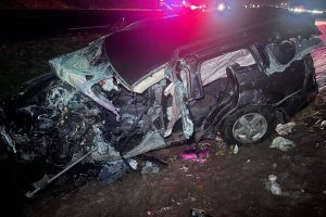 Didelė avarija Alytaus rajone: susidūrė trys automobiliai, nukentėjo trys žmonės