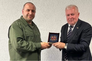 A. Anušauskas su naujuoju Ukrainos gynybos ministru aptarė Lietuvos paramą