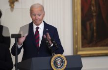 J. Bidenas: K. Harris įrodė, kad ji yra geriausias pasirinkimas vesti JAV į priekį