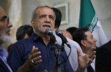 Naujasis Irano prezidentas žada paramą „Hamas“, kol bus „išlaisvinta“ Jeruzalė
