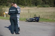 Vilniuje žuvo nuo policijos bėgęs motociklininkas