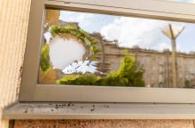 Policija nustatė, kas išdaužė Seimo, teismų, ministerijos langus